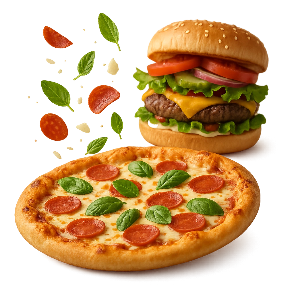 American pizza burguer comida americana para llevar en Alcorcón